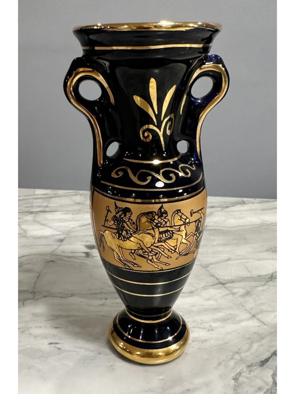 KA Greek 24K Gold Small Vase